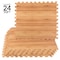 Stalwart Foam Floor Tiles - 24sqft Wood Grain Interlocking Tiles - Play Mat by Natural 75-6410 - alternate 1